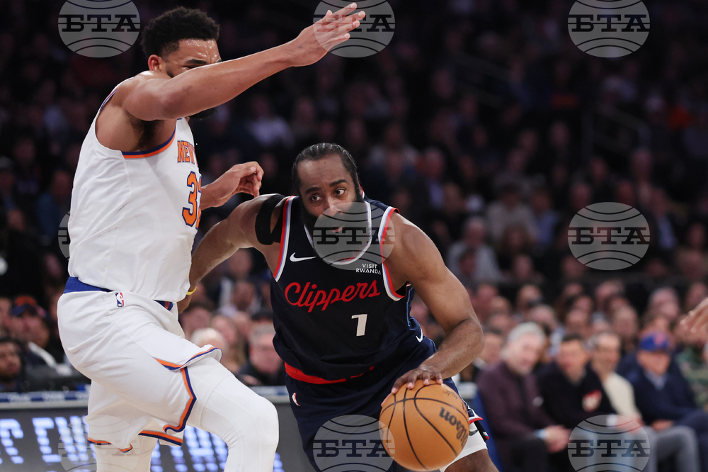 Clippers Knicks Basketball