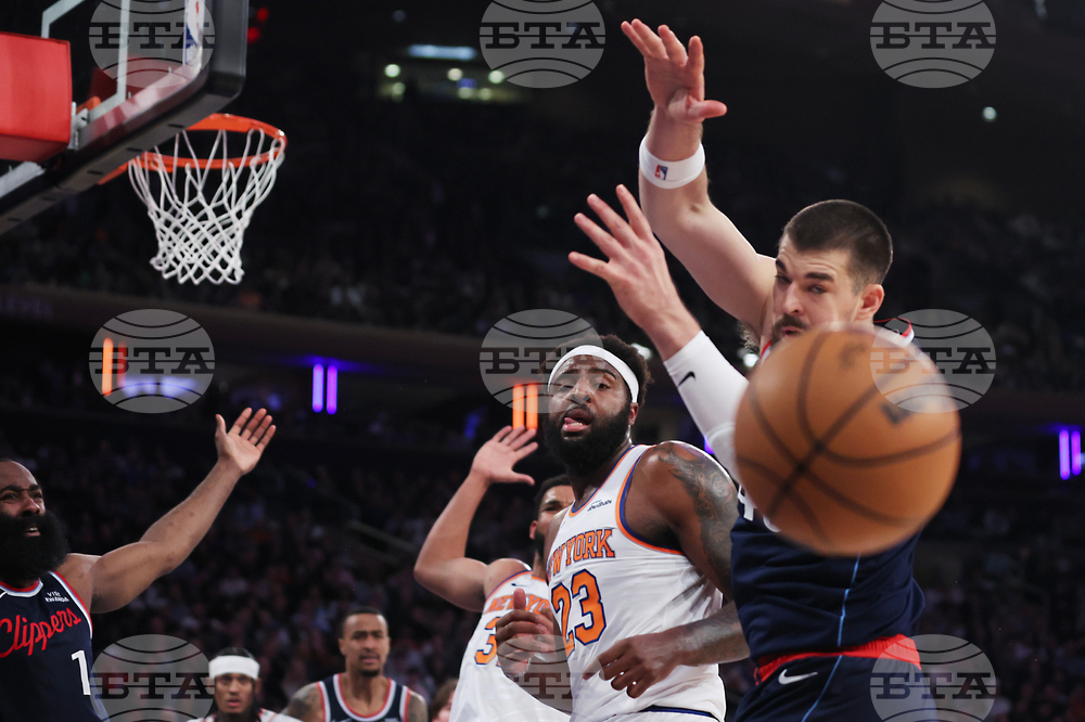 Clippers Knicks Basketball