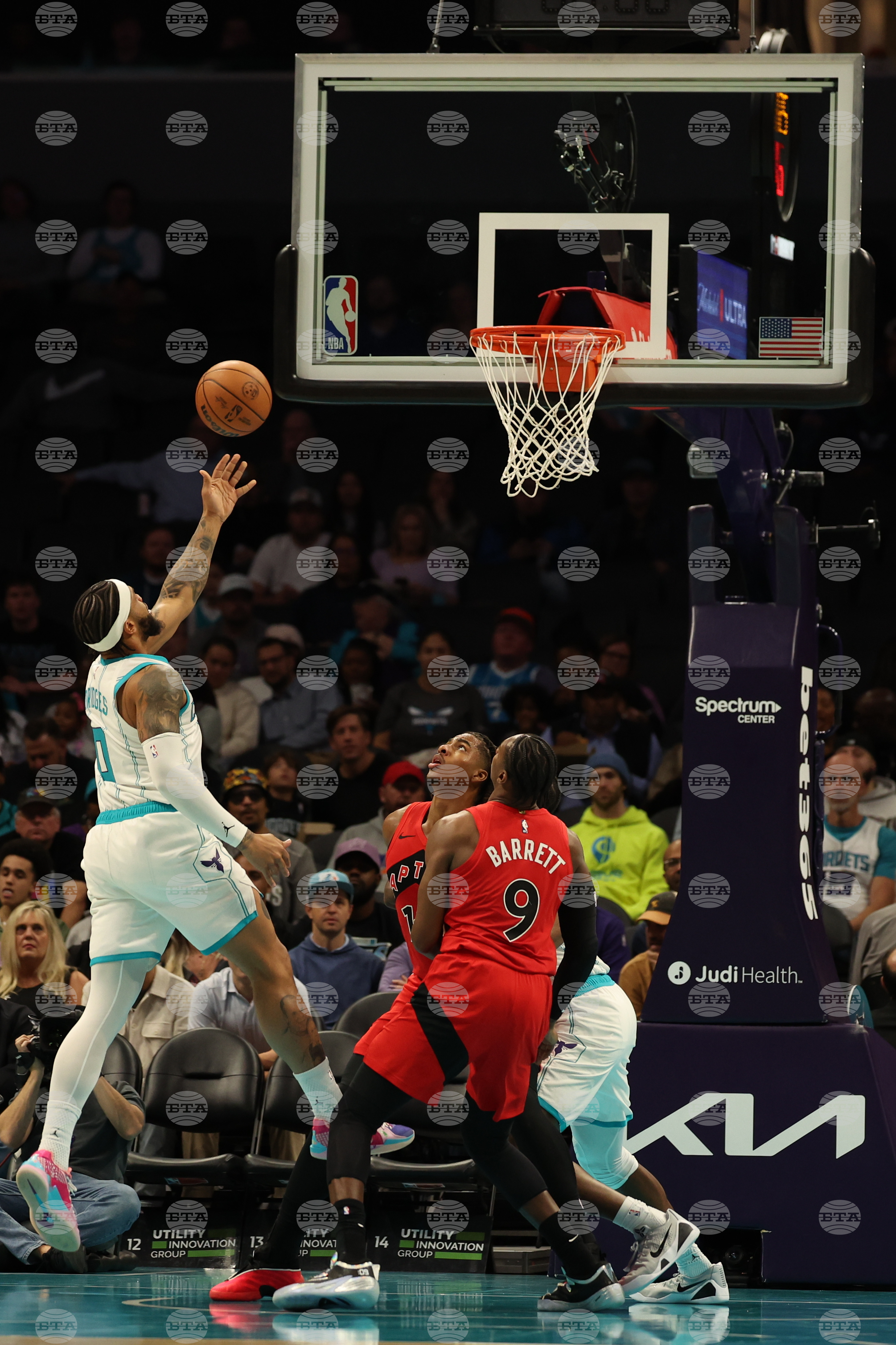 Raptors Hornets Basketball