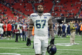 Seahawks Cross Football