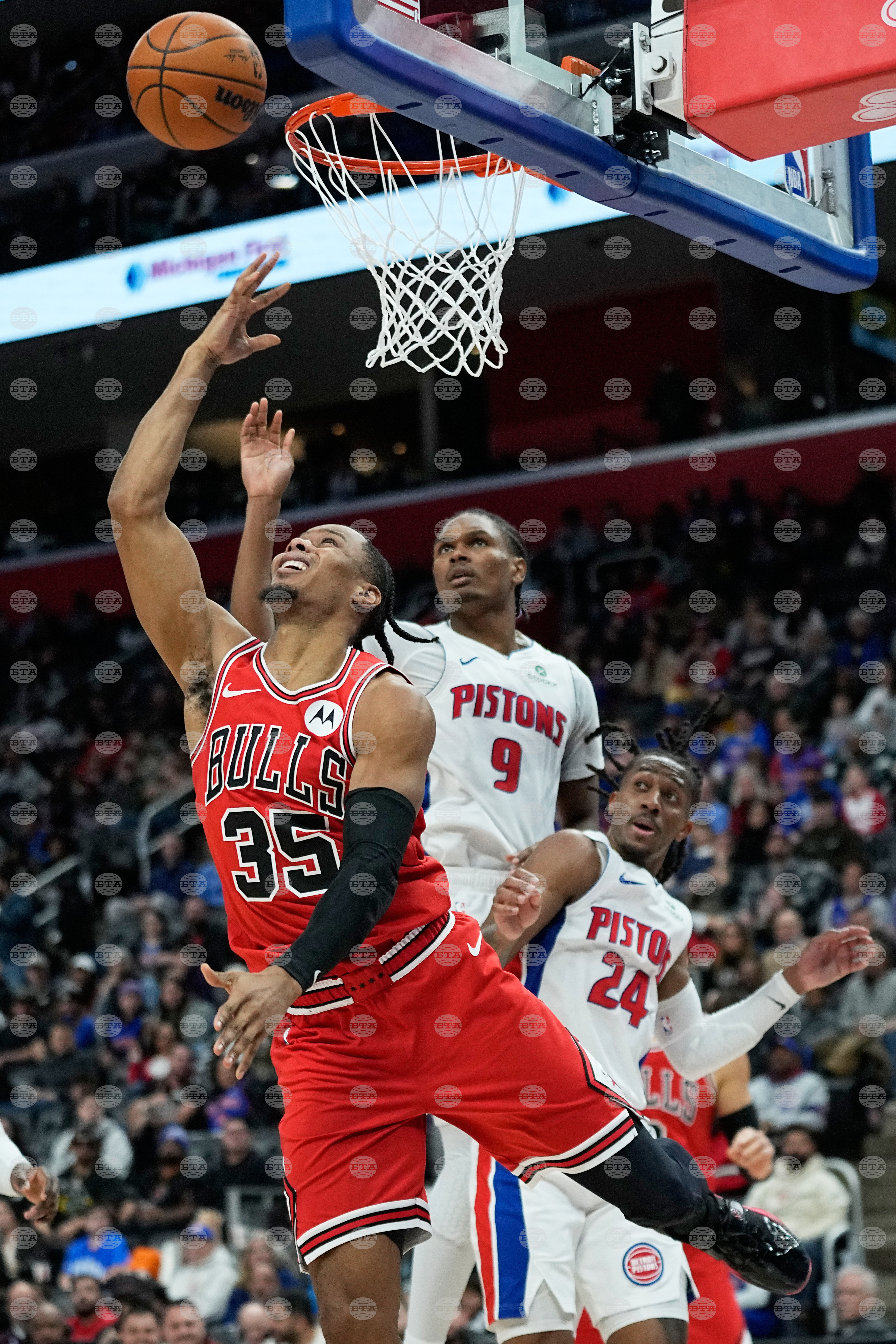 Bulls Pistons Basketball