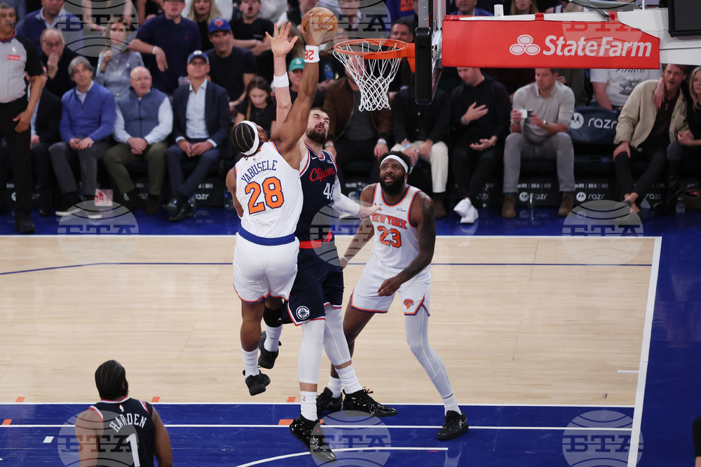 Clippers Knicks Basketball