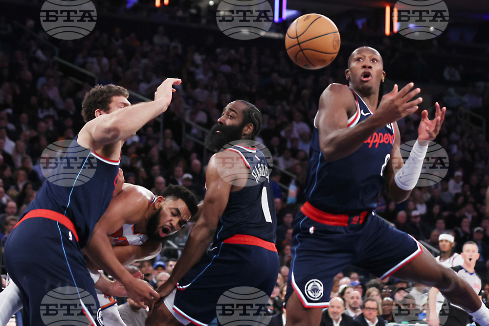 Clippers Knicks Basketball