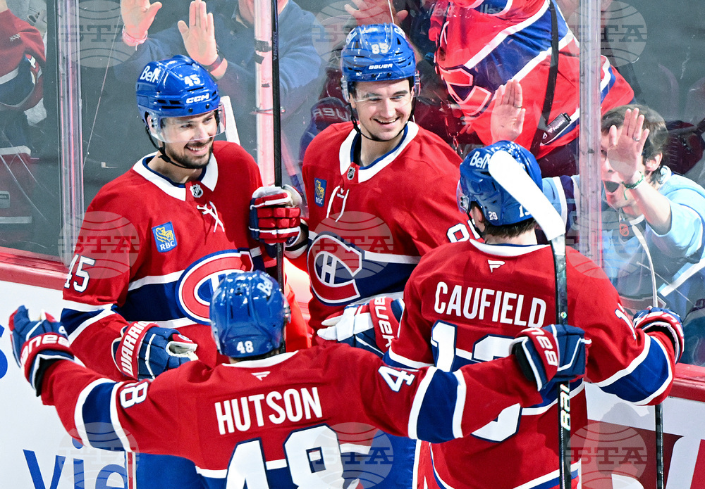 Flames Canadiens Hockey