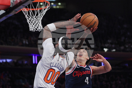 Clippers Knicks Basketball
