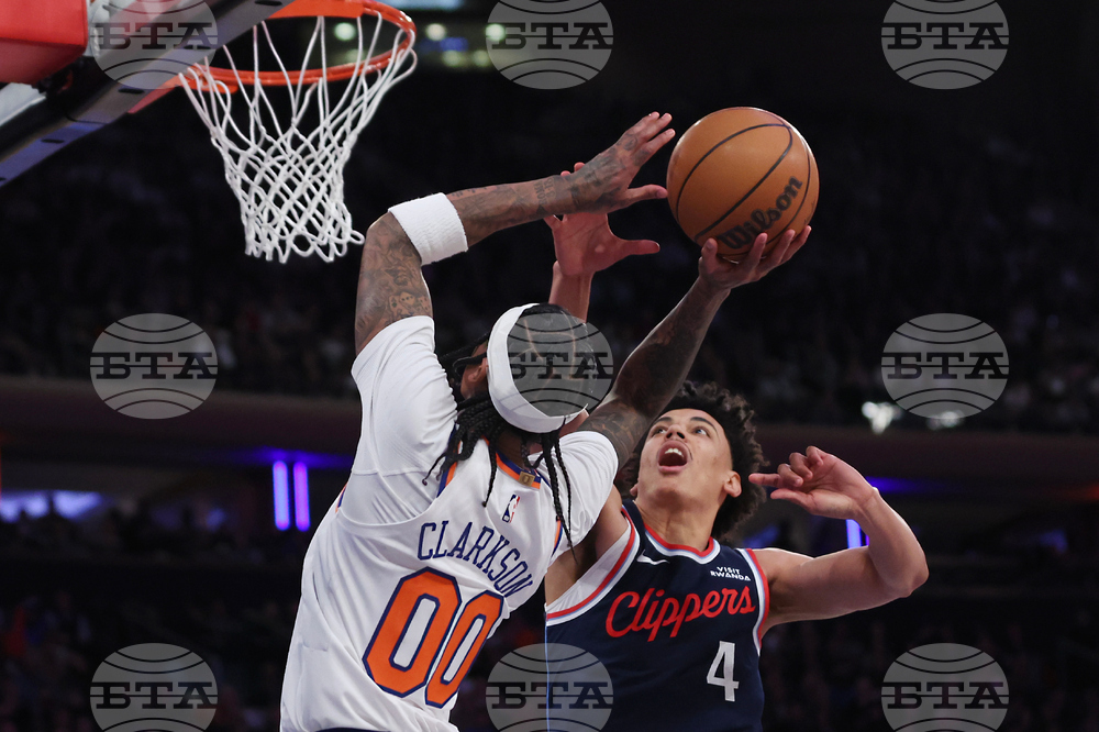 Clippers Knicks Basketball