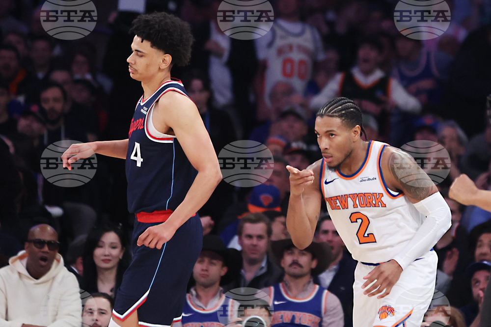 Clippers Knicks Basketball