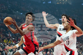Rockets Trail Blazers Basketball