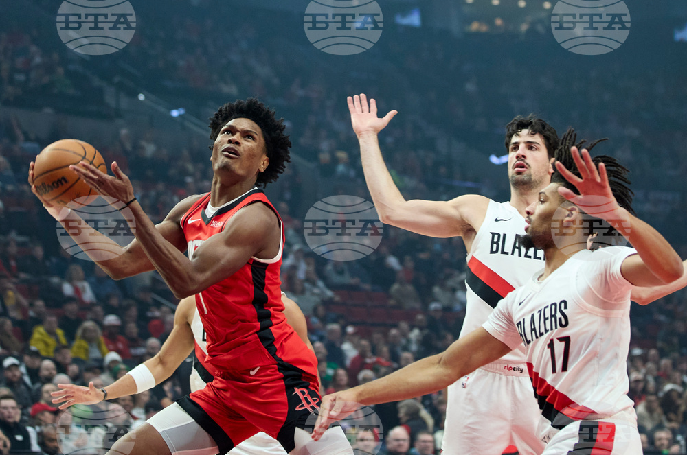 Rockets Trail Blazers Basketball