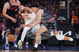 Clippers Knicks Basketball