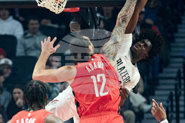 Rockets Trail Blazers Basketball