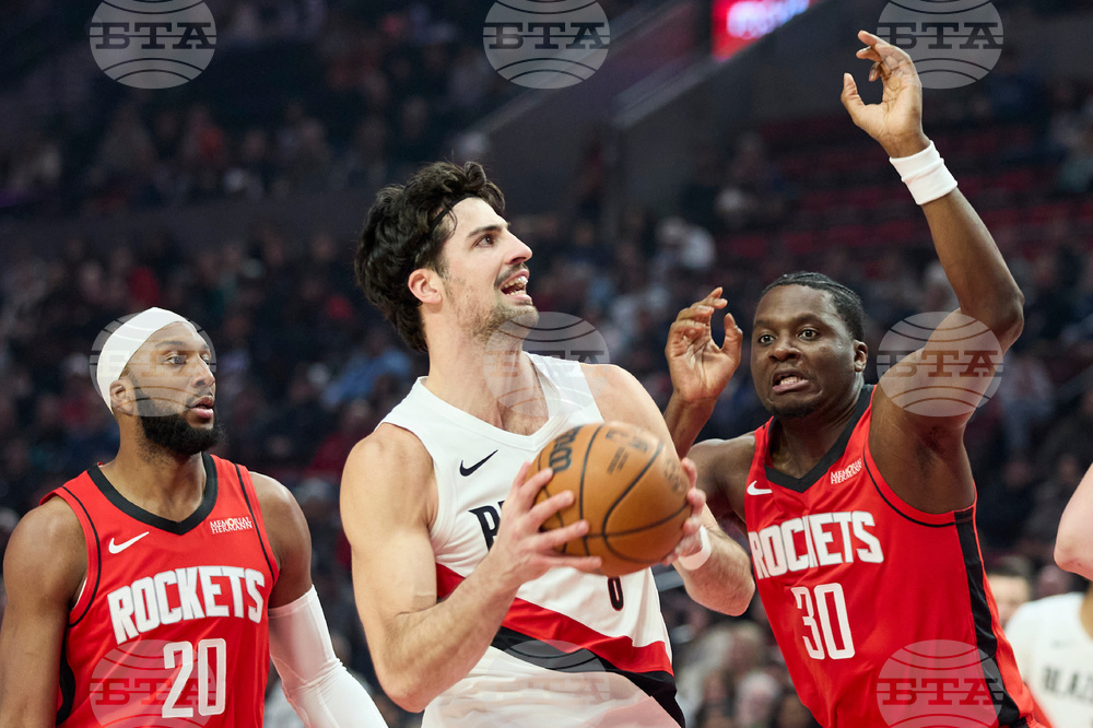 Rockets Trail Blazers Basketball