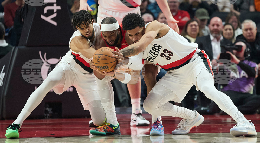 Rockets Trail Blazers Basketball