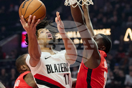 Rockets Trail Blazers Basketball