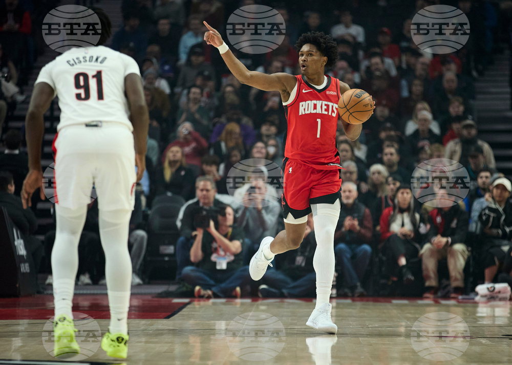 Rockets Trail Blazers Basketball