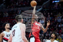 Rockets Trail Blazers Basketball