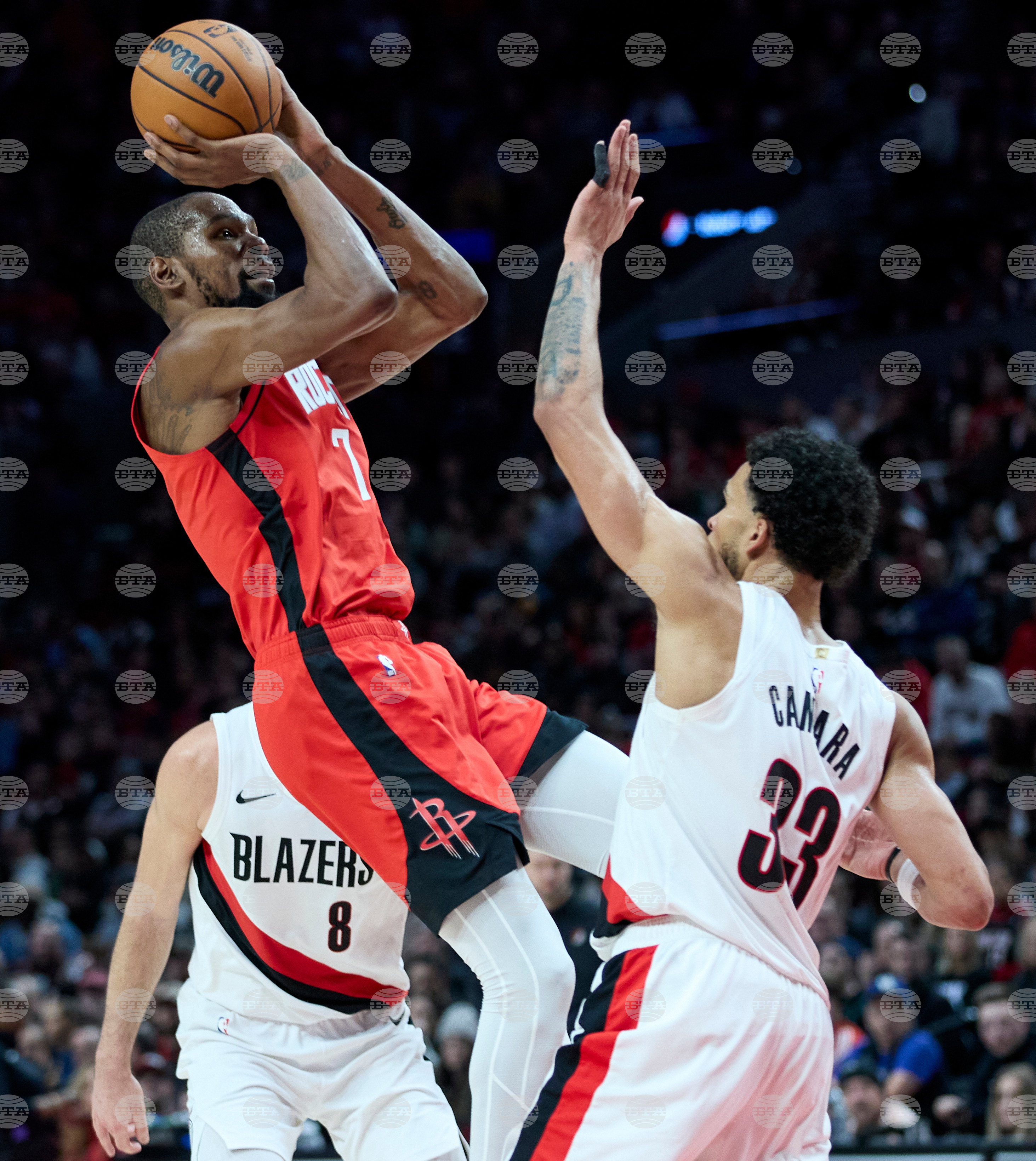 Rockets Trail Blazers Basketball