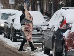 Столица - зимна обстановка