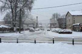 Самоков - зимна обстановка