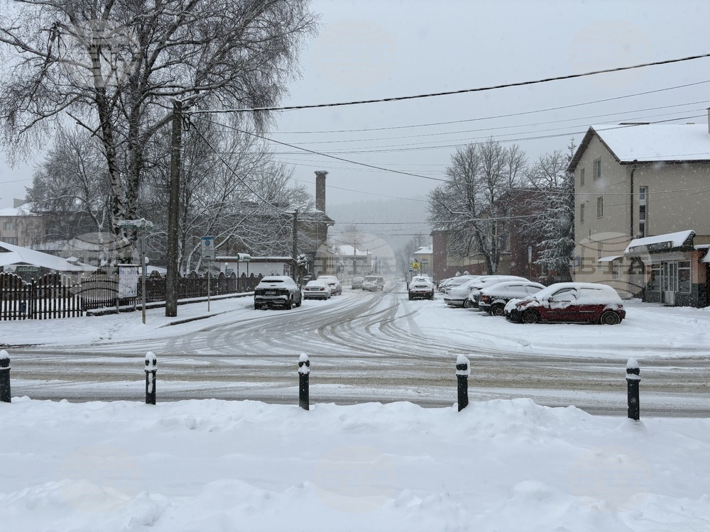 Самоков - зимна обстановка