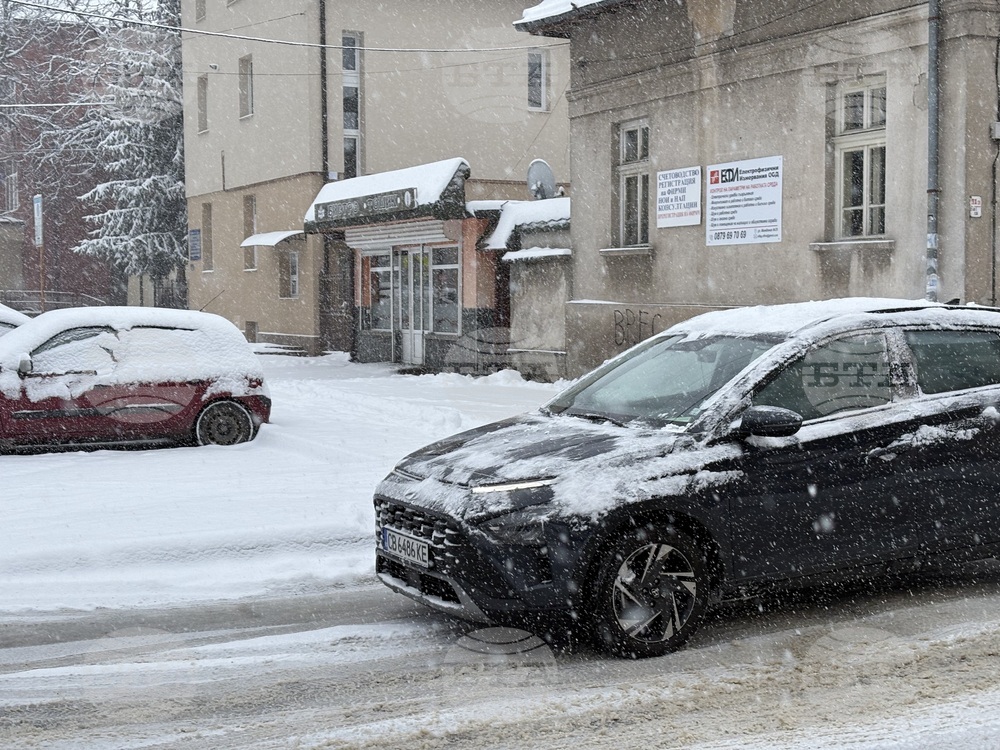 Самоков - зимна обстановка