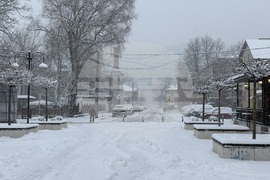 Самоков - зимна обстановка