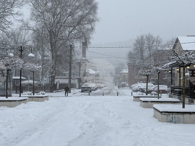 Самоков - зимна обстановка