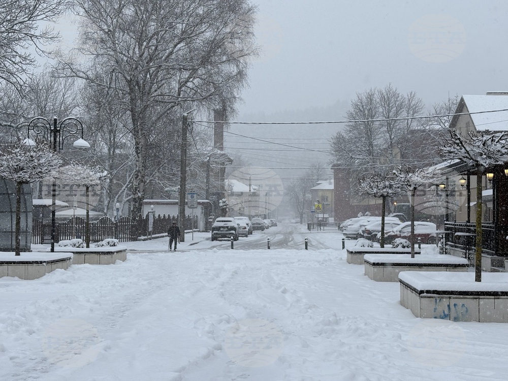 Самоков - зимна обстановка