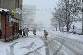 Самоков - зимна обстановка