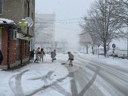 Самоков - зимна обстановка