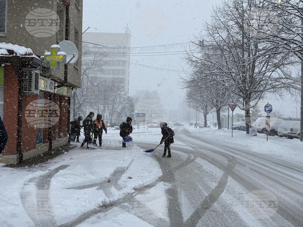 Самоков - зимна обстановка