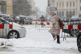 Столица - зимна обстановка