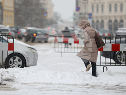 Столица - зимна обстановка