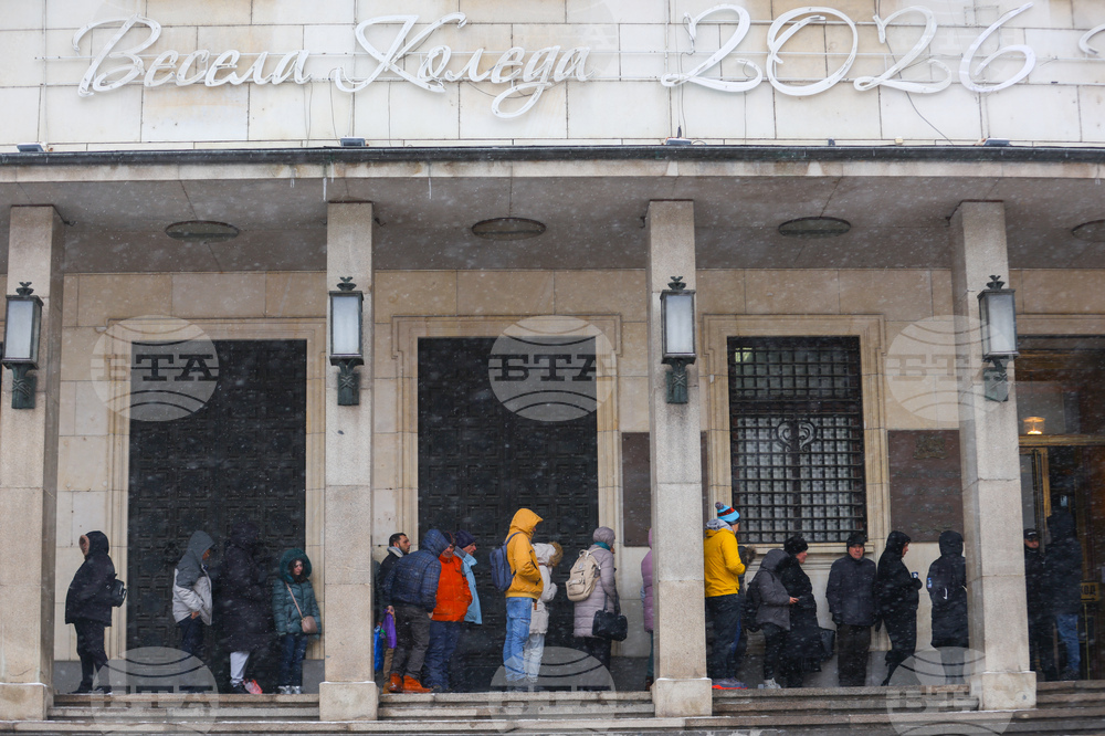 Столица - зимна обстановка