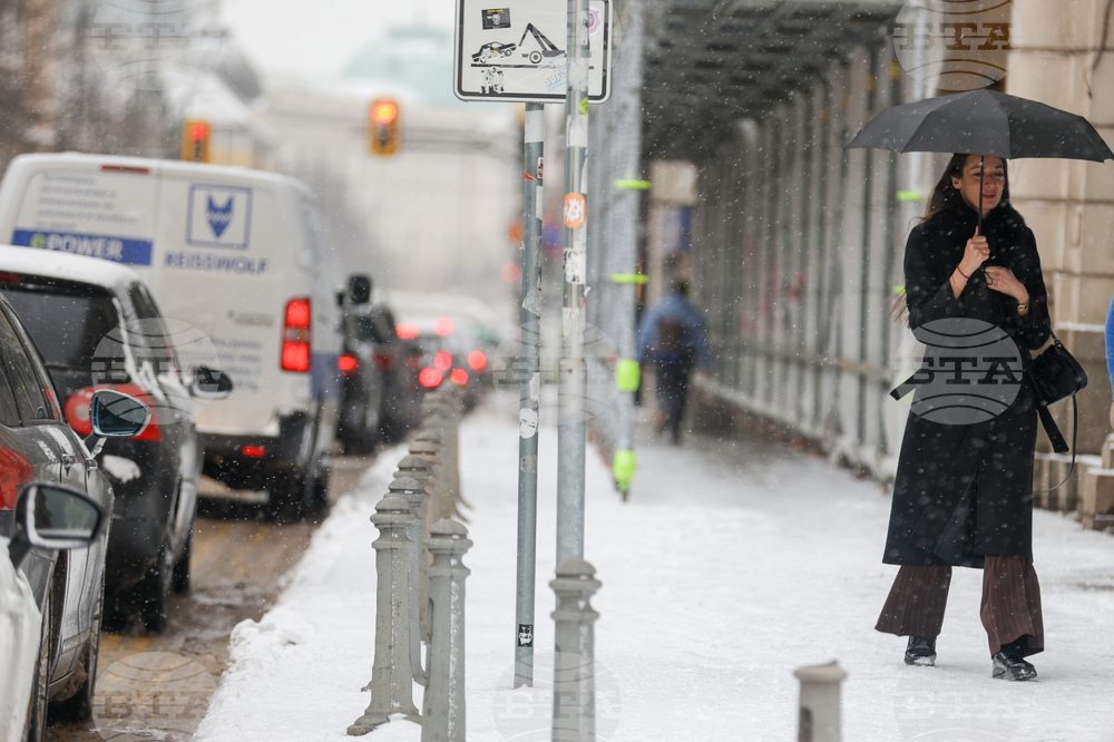 Столица - зимна обстановка