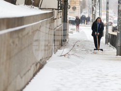 Столица - зимна обстановка