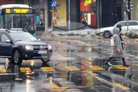 Румъния - Букурещ - зимна обстановка