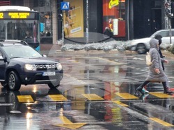 Румъния - Букурещ - зимна обстановка