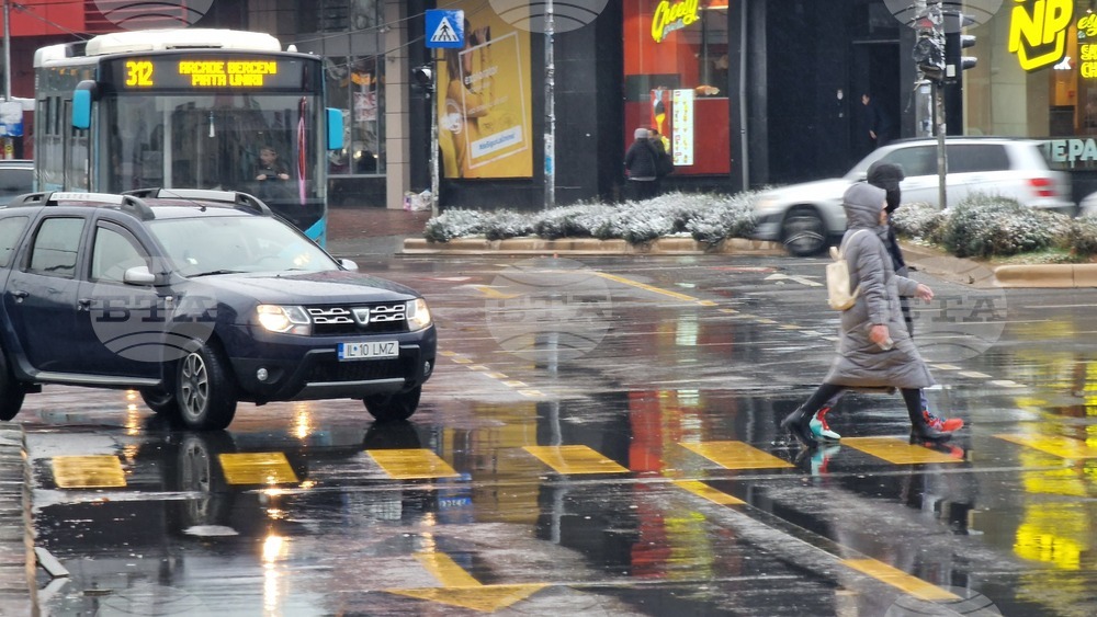 Румъния - Букурещ - зимна обстановка