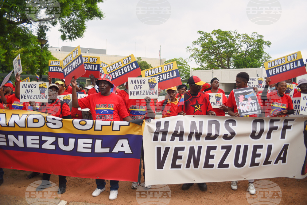 South Africa-Venezuela-Protest