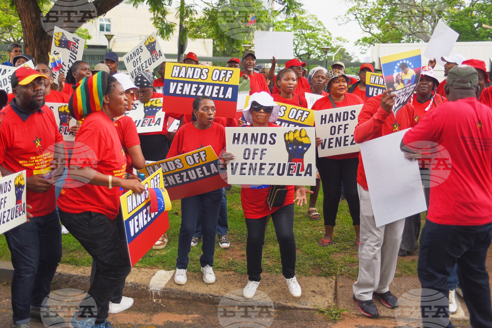 South Africa-Venezuela-Protest