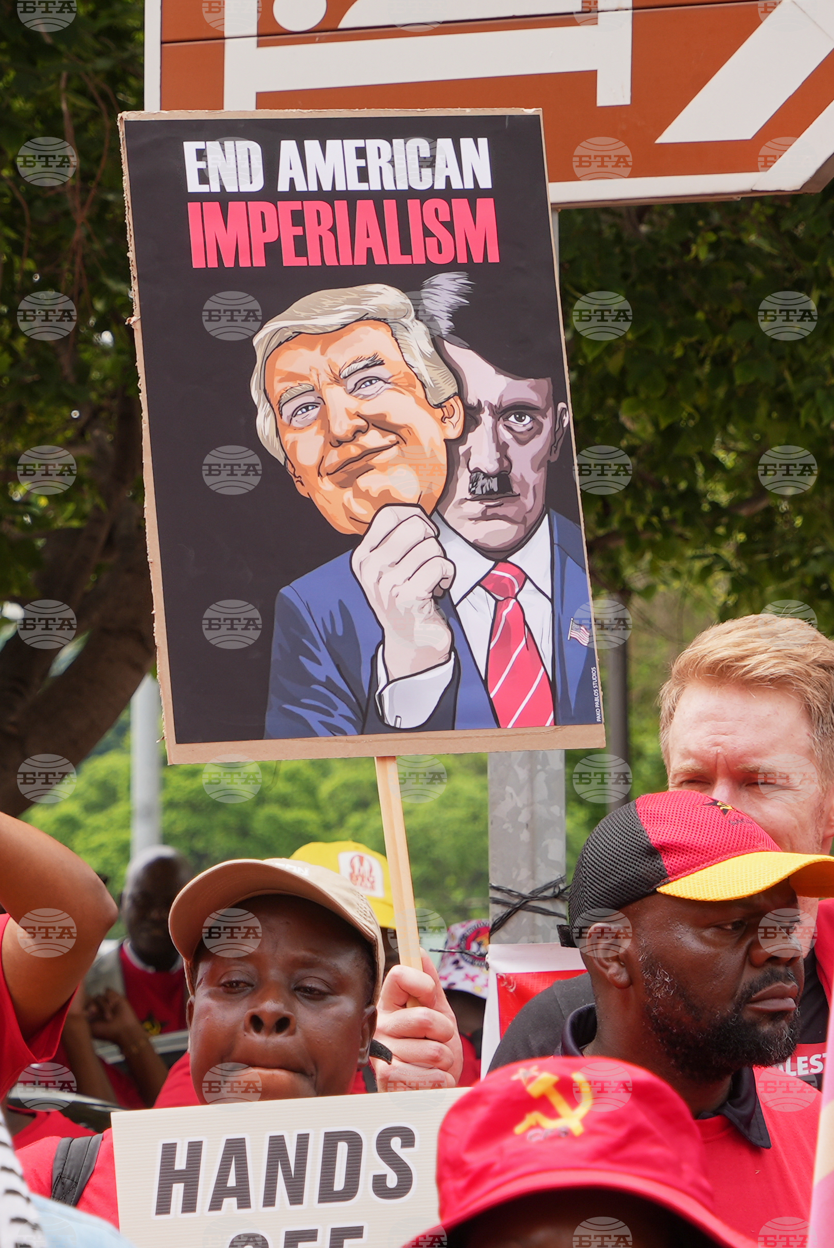 South Africa-Venezuela-Protest