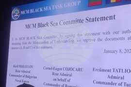 Турция - Истанбул - Противоминна военноморска група в Черно море „MCM BLACK SEA“ - командване - церемония