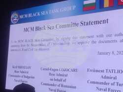 Турция - Истанбул - Противоминна военноморска група в Черно море „MCM BLACK SEA“ - командване - церемония