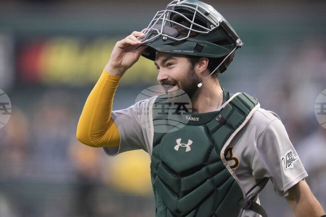 Athletics Langeliers Baseball