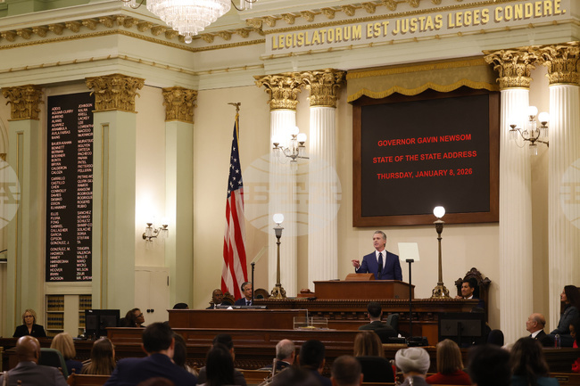 APTOPIX California State of the State Newsom