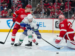 Canucks Red Wings Hockey