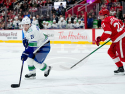 Canucks Red Wings Hockey
