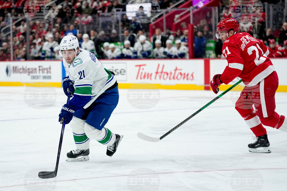 Canucks Red Wings Hockey