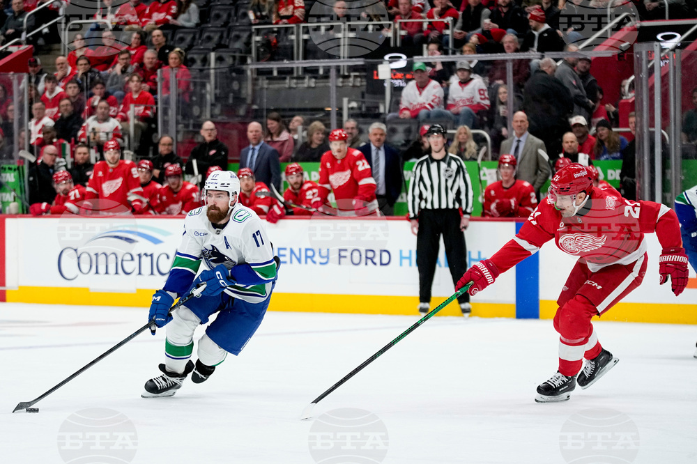 Canucks Red Wings Hockey